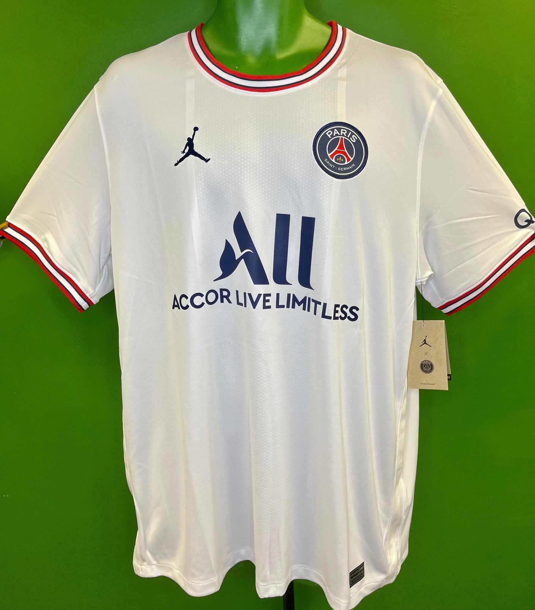 Paris Saint-Germain Mbappé Fourth Stadium Shirt 2021-22 Men's X-Large NWT