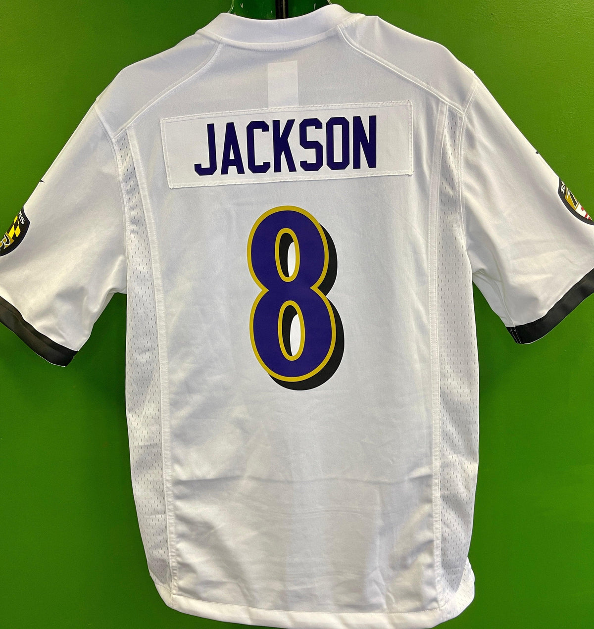 NFL Baltimore Ravens Lamar Jackson #8 Game Jersey Men's Medium NWT