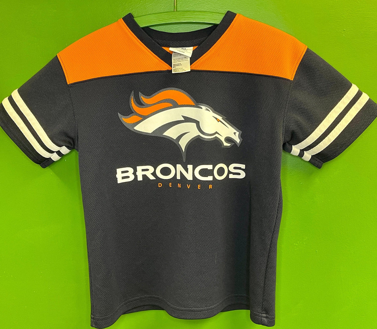 NFL Denver Broncos Jersey-Style Top Kids' Medium 8