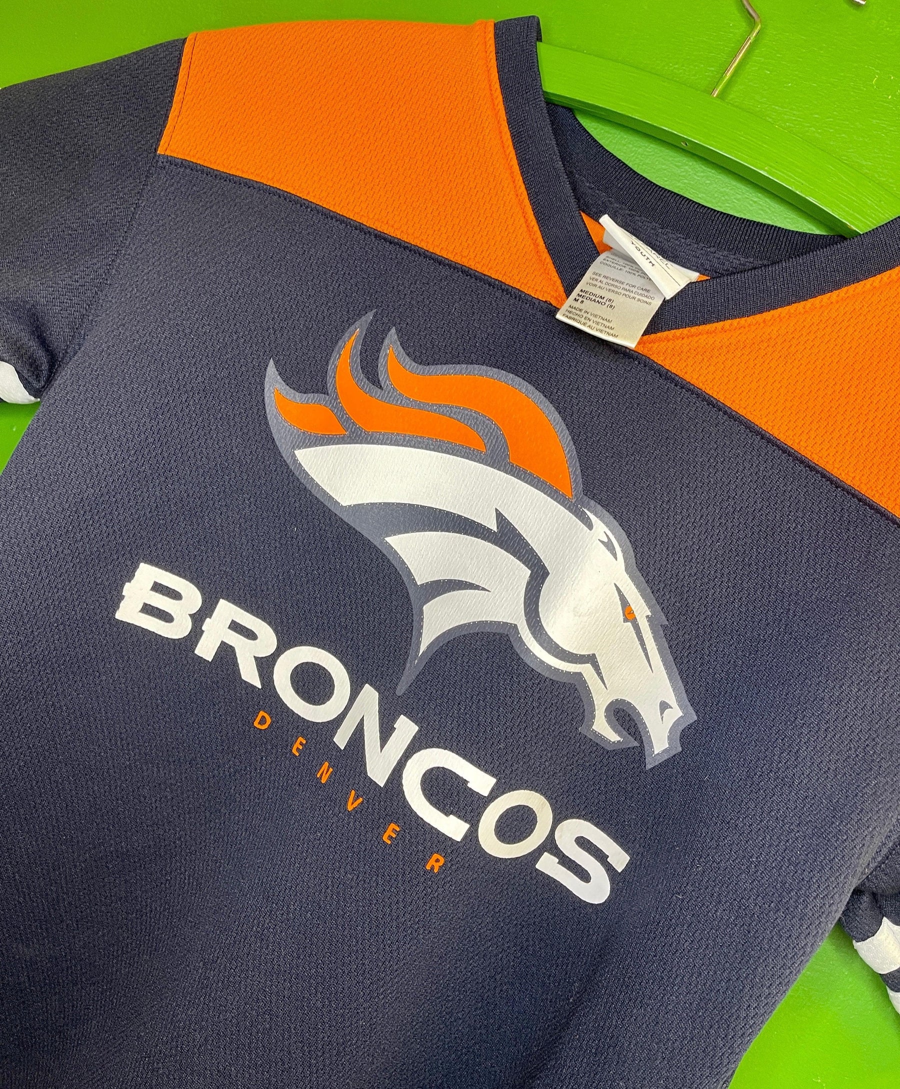 NFL Denver Broncos Jersey-Style Top Kids' Medium 8