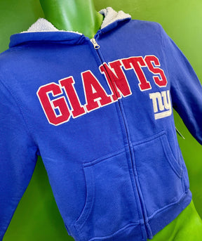 NFL New York Giants Full Zip Stitched Hooded Jacket Youth Medium 8-10 NWT