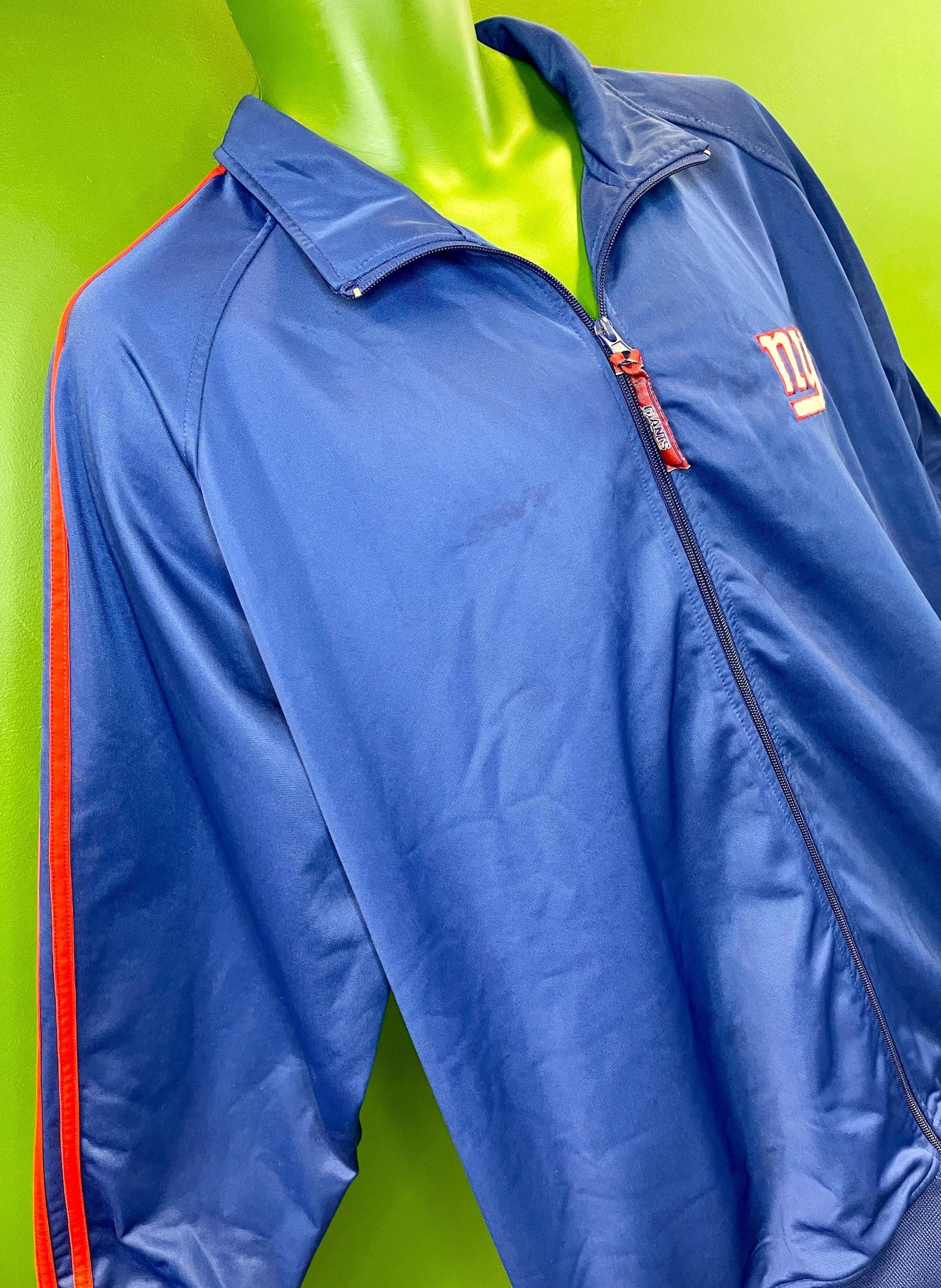 NFL New York Giants Full Zip Track Jacket Men's 2X-Large