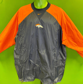 NFL Denver Broncos Nylon Stadium Pullover Windbreaker Men's X-Large