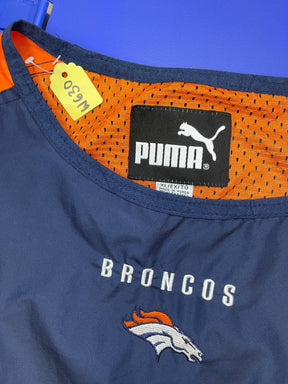 NFL Denver Broncos Puma Nylon Pullover Vintage Men's X-Large