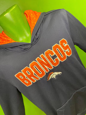 NFL Denver Broncos Pullover Sweatshirt Hoodie Stitched Youth X-Large 18