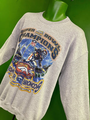 NFL Denver Broncos Starter Super Bowl XXXIII Champions Sweatshirt Vintage Men's X-Large