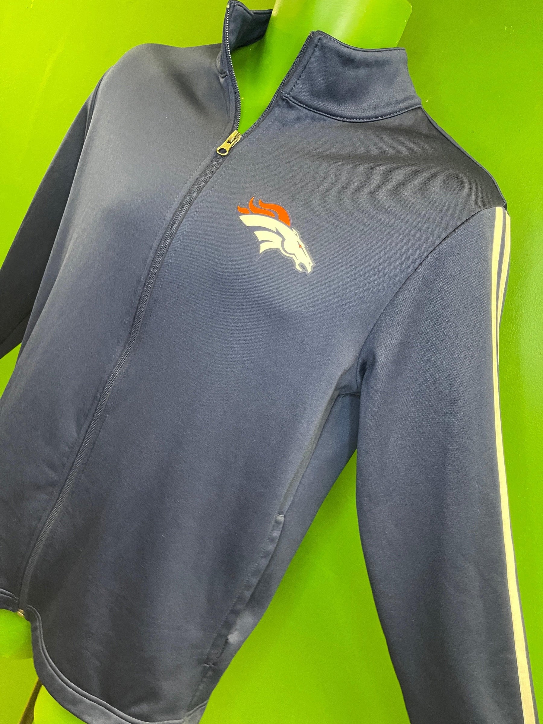 NFL Denver Broncos Track Jacket Full Zip Men's Small