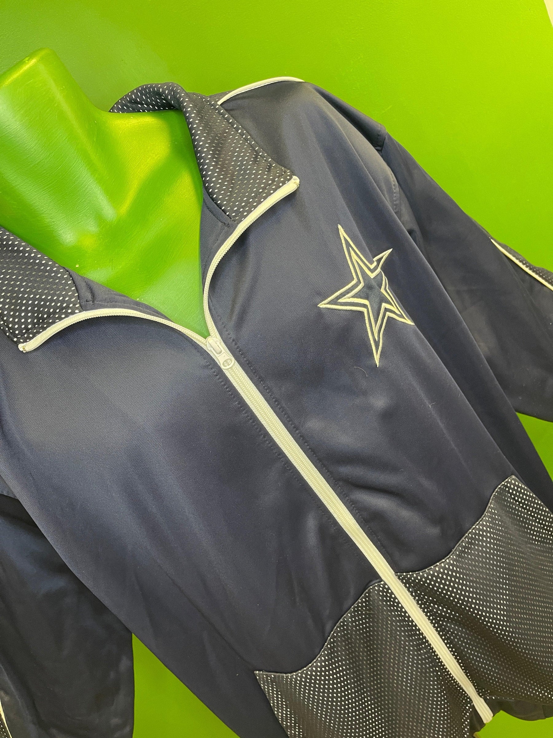 NFL Dallas Cowboys Authentic Track Jacket Full Zip Men's X-Large Tall