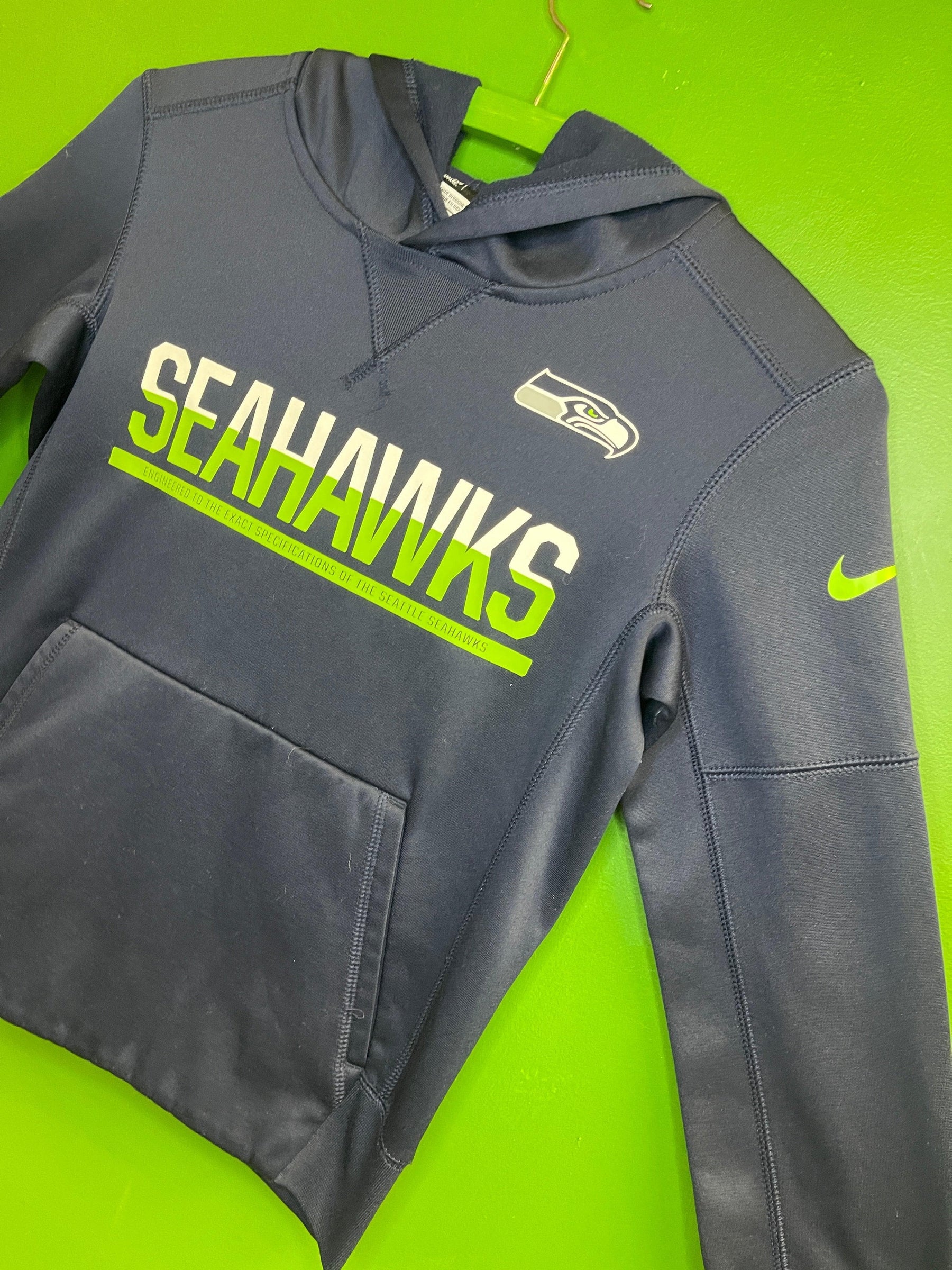 NFL Seattle Seahawks Insulated Pullover Hoodie Sweatshirt Youth Small 8