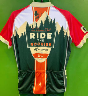 Ride the Rockies 2016 Bike Bicycle Cycling Jersey Top Men's Large