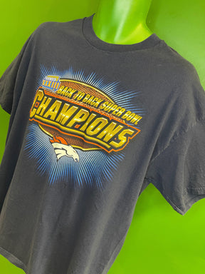 NFL Denver Broncos Lee Super Bowl XXXIII Champions T-Shirt Vintage Men's X-Large