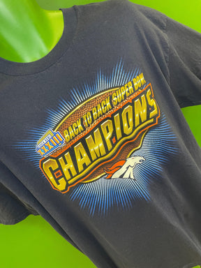 NFL Denver Broncos Lee Super Bowl XXXIII Champions T-Shirt Vintage Men's X-Large