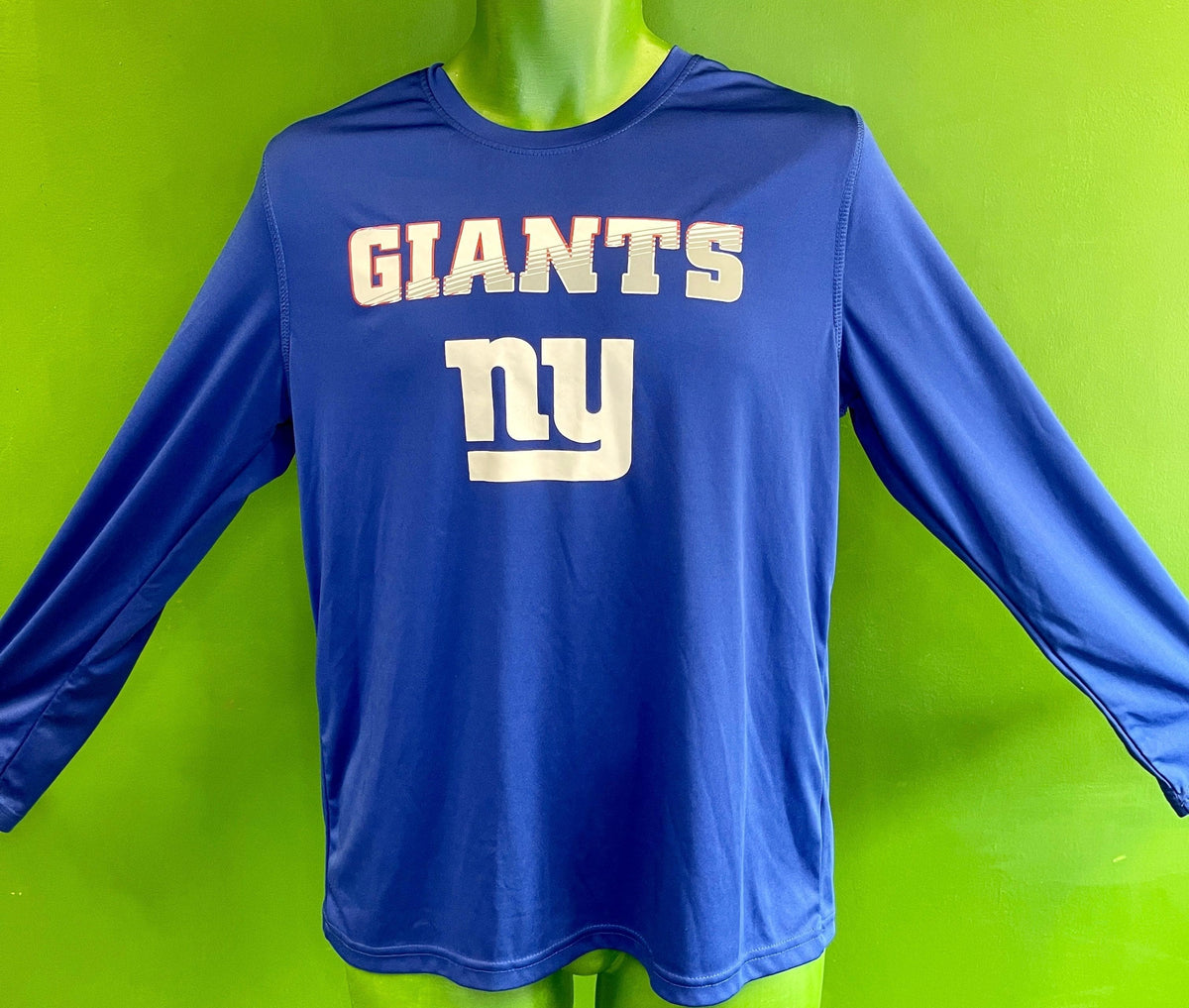 NFL New York Giants Blue L/S T-Shirt Youth X-Large 18
