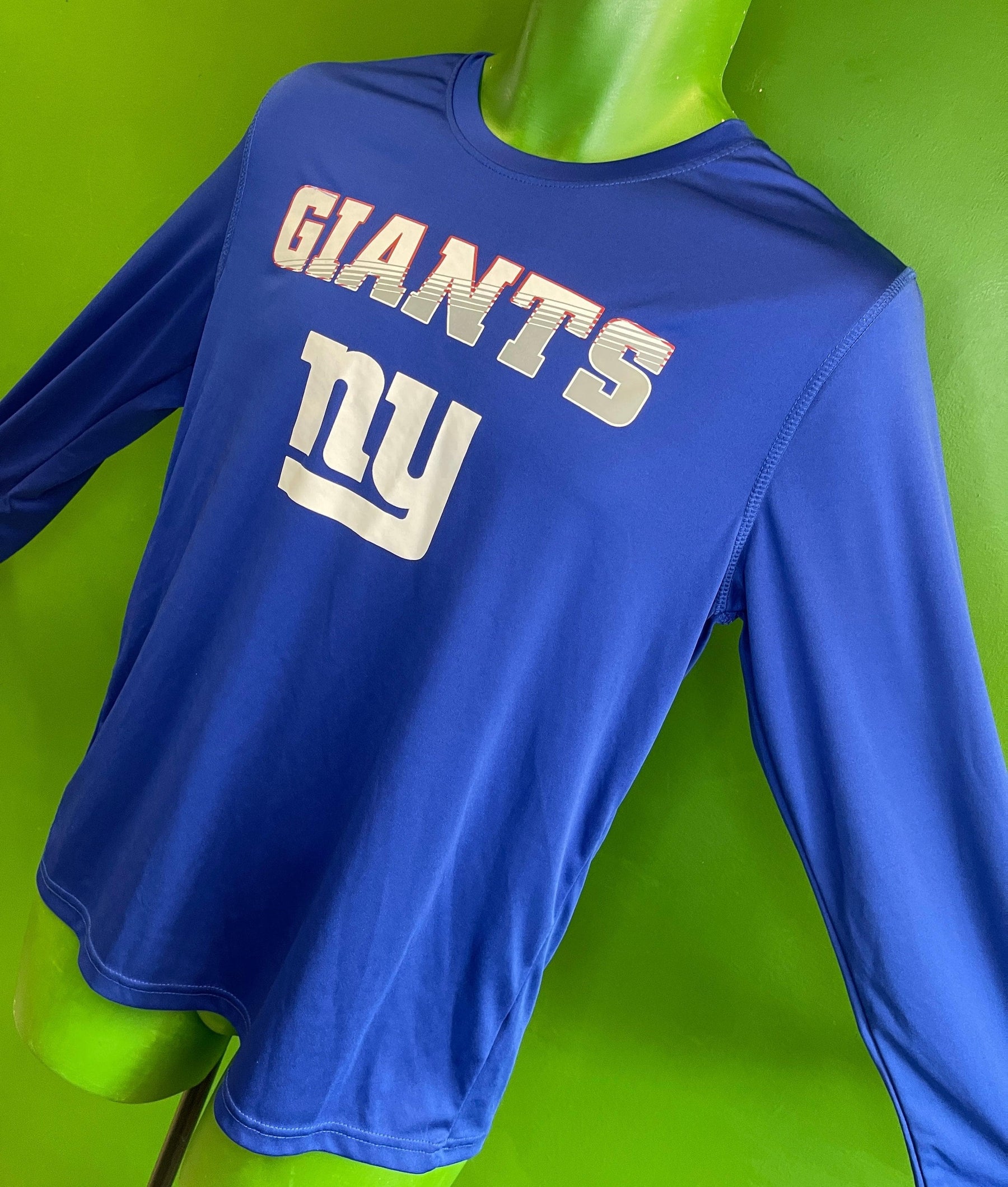 NFL New York Giants Blue L/S T-Shirt Youth X-Large 18