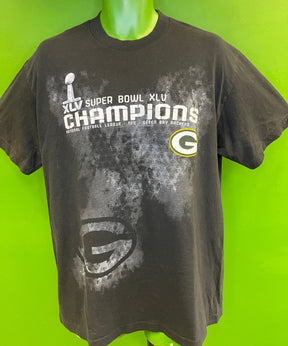 NFL Green Bay Packers Reebok Super Bowl XLV Champions T-Shirt Men's Large