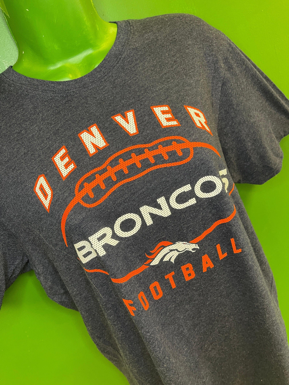 NFL Denver Broncos '47 Brand Heathered Blue T-Shirt Men's Small