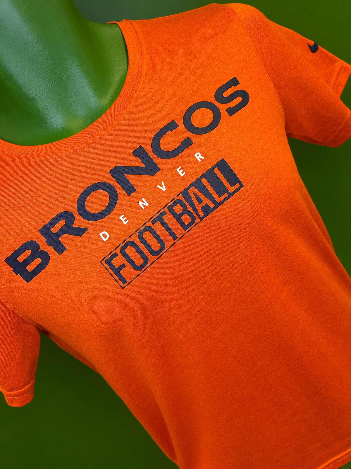 NFL Denver Broncos Heathered T-Shirt Youth Medium 10-12