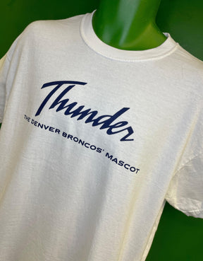 NFL Denver Broncos "Thunder" Mascot Cotton T-Shirt Unisex Large