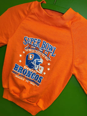 NFL Denver Broncos Vintage Super Bowl XXII Sweatshirt Youth Small 6-8