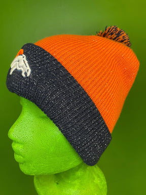 NFL Denver Broncos Sparkly Woolly Bobble Hat OSFM
