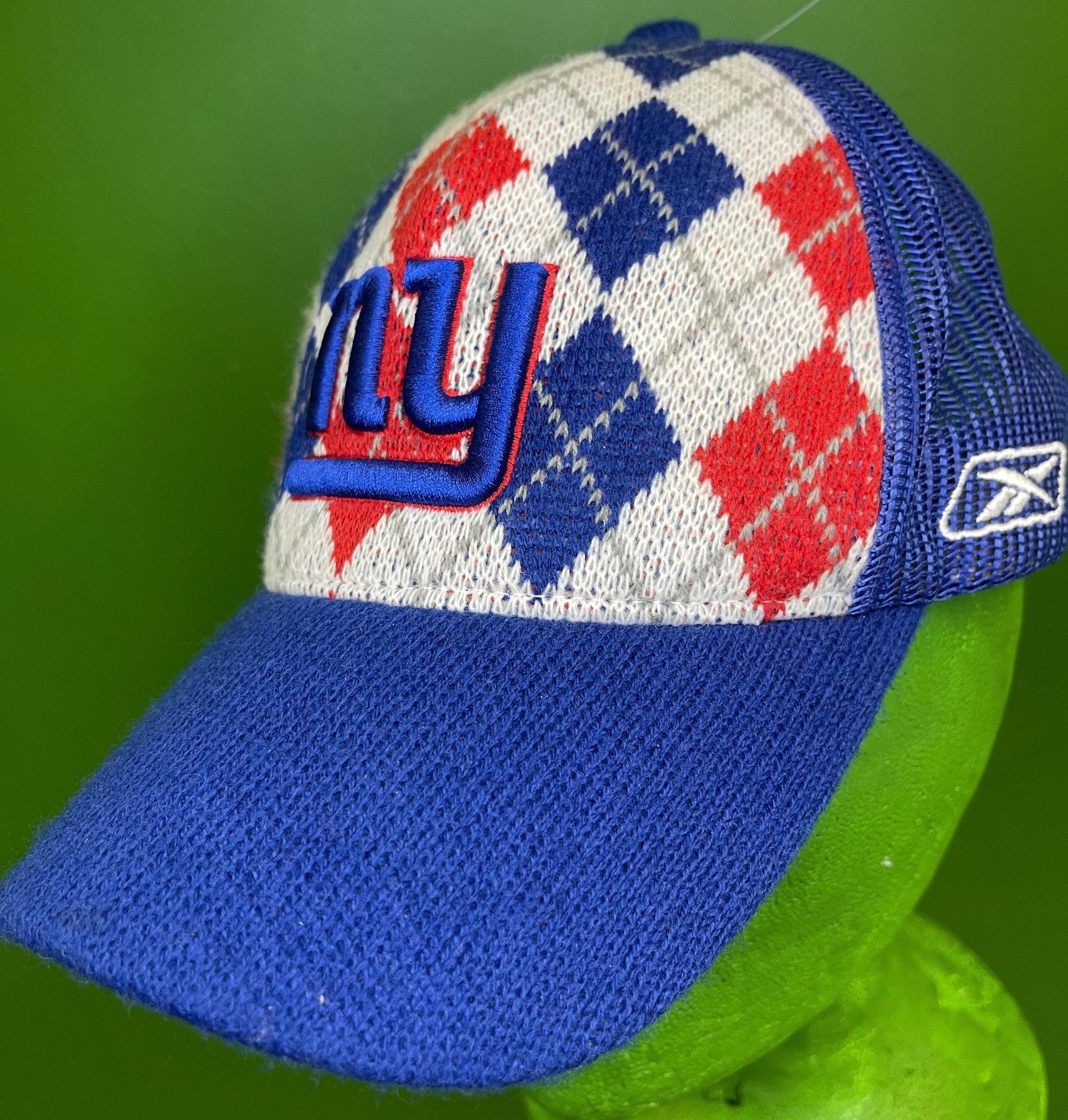 NFL New York Giants Reebok Vintage Baseball Cap/Hat Argyle Snapback OSFM