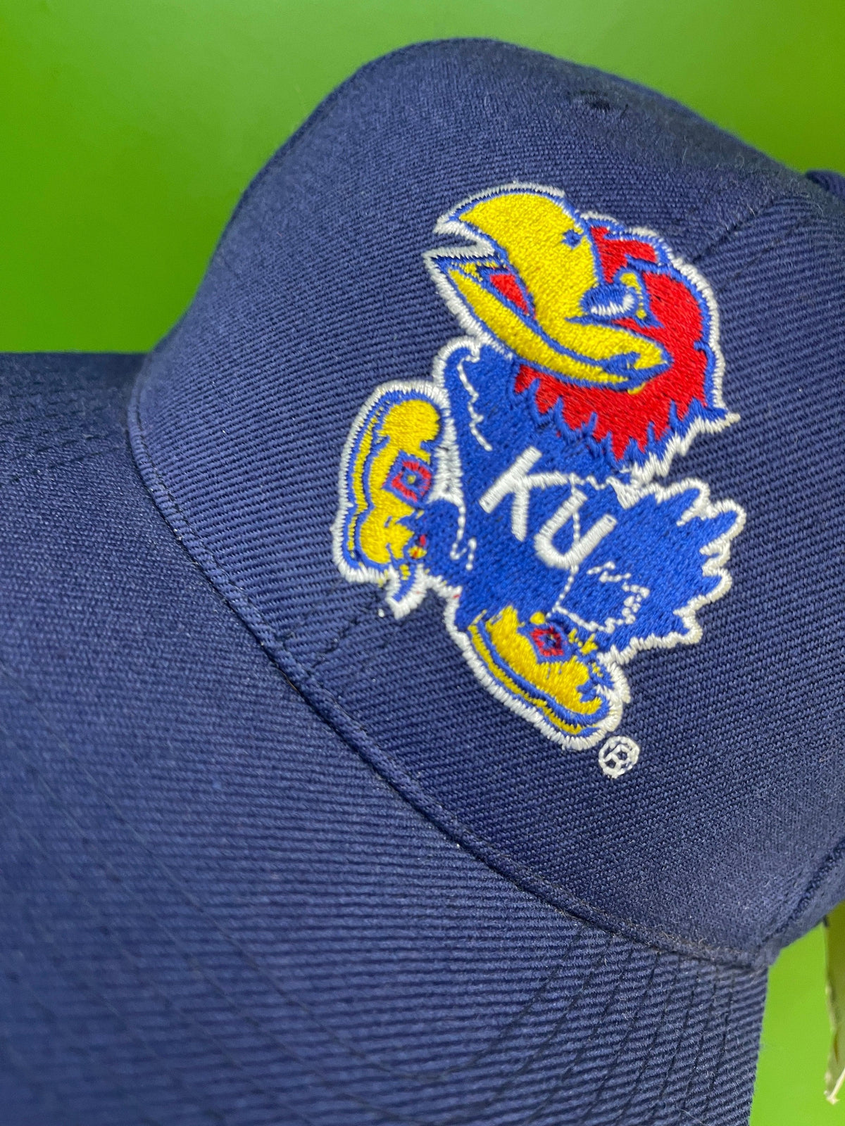 NCAA Kansas Jayhawks Wool Blend Baseball Cap Hat Fitted Size 7-1/4 NWT