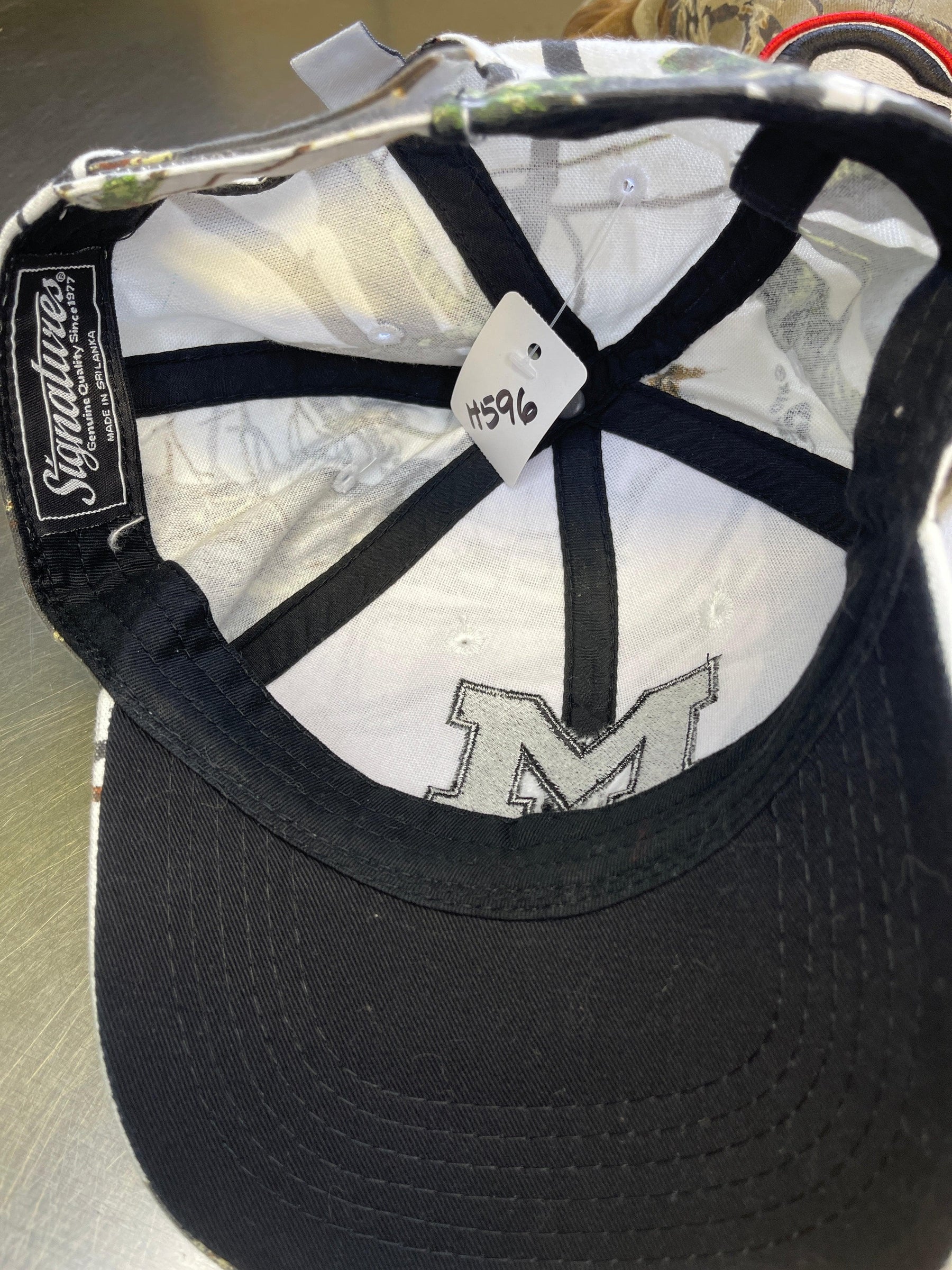 NCAA Michigan Wolverines Tree Pattern Baseball Hat/Cap OSFM NWT
