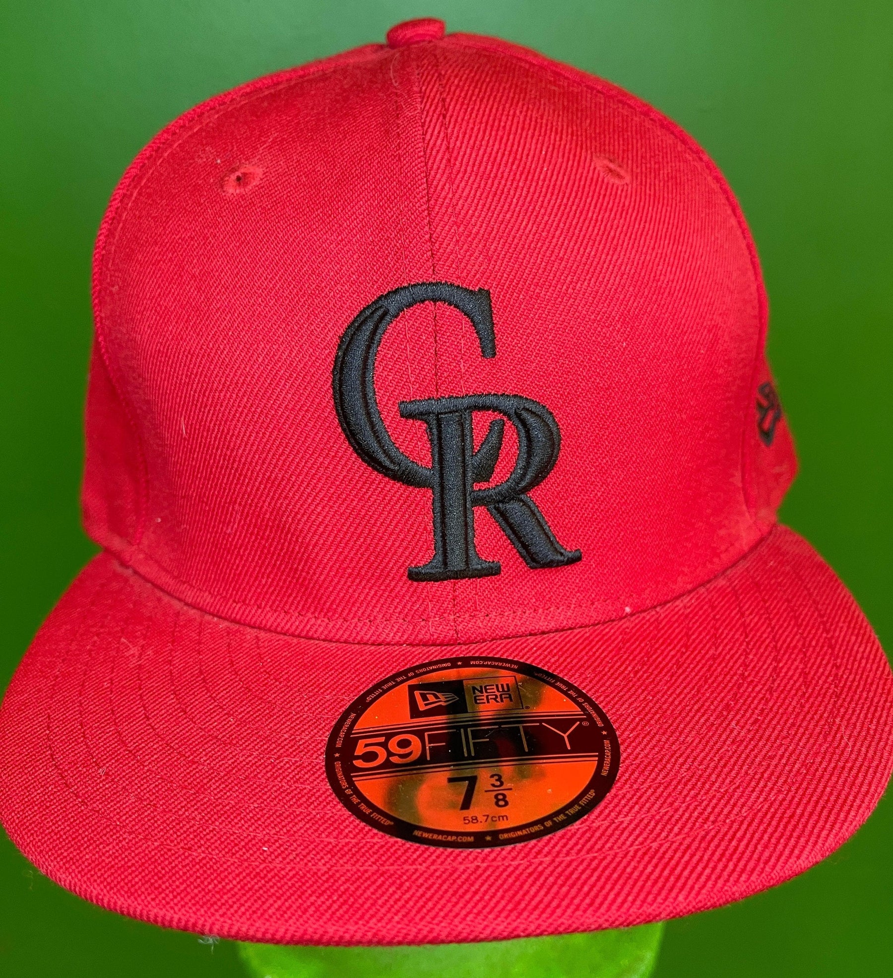 MLB Colorado Rockies New Era Baseball 59FIFTY Red Cap 7-3/8