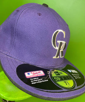 MLB Colorado Rockies New Era Baseball 59FIFTY Hat Cap 7-3/8