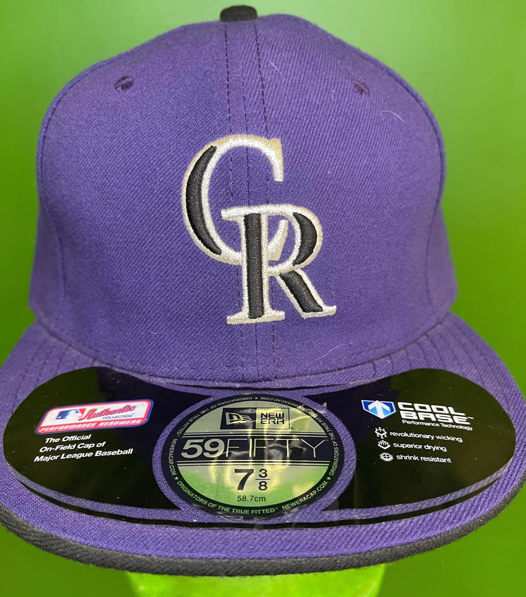 MLB Colorado Rockies New Era Baseball 59FIFTY Hat Cap 7-3/8