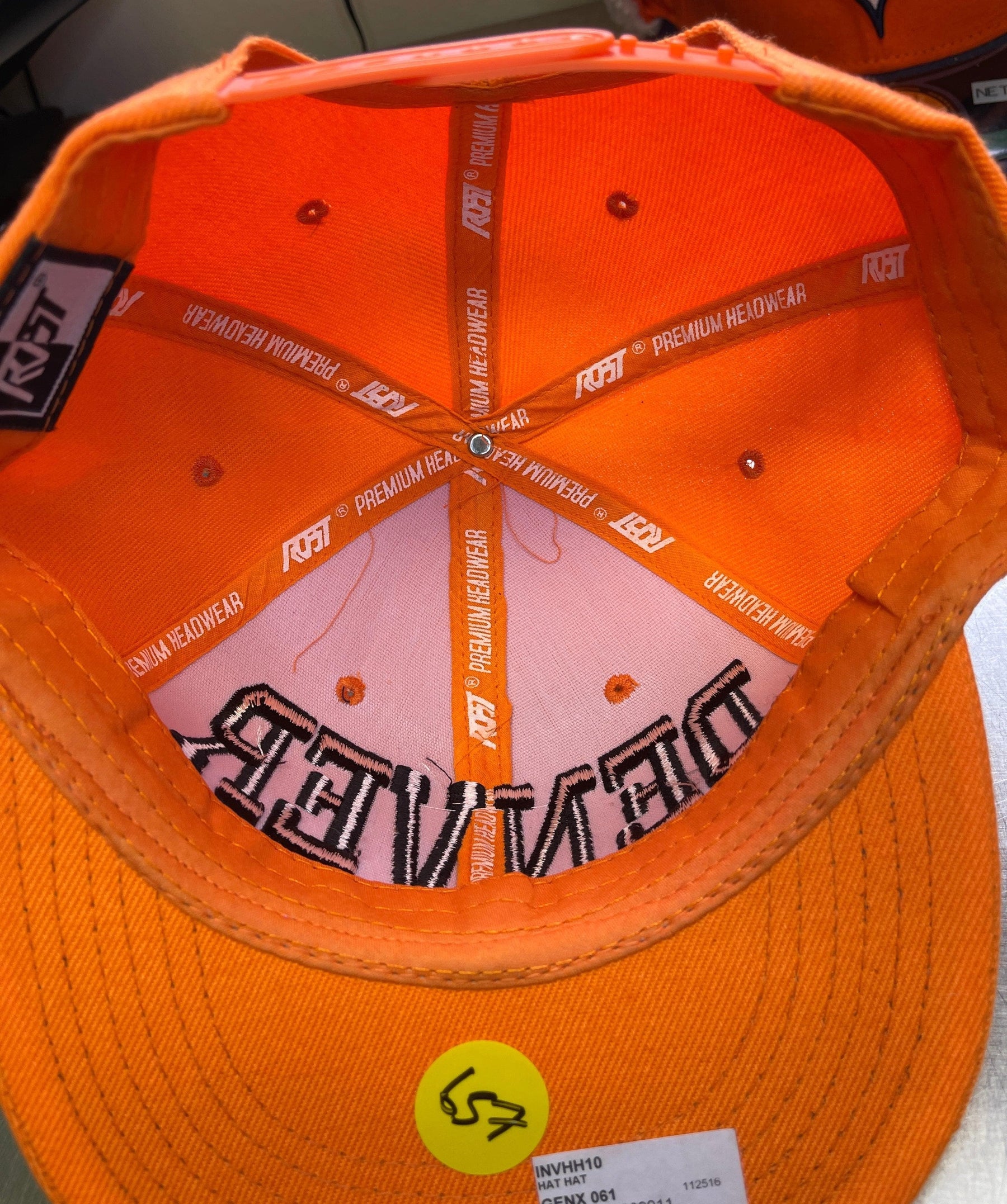 NFL Denver Broncos Style Orange "Denver" Snapback Baseball Cap/Hat OSFM