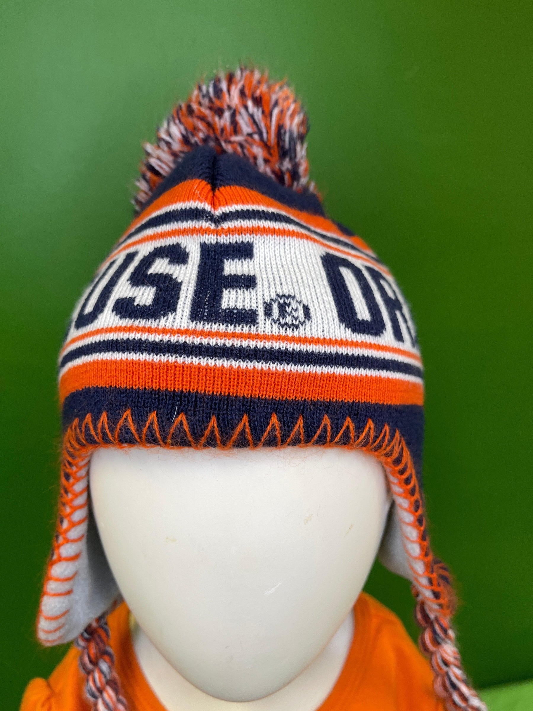 NCAA Syracuse Orange Gen2 Woolly Bobble Hat with Tassel Ties Toddler 2-4T OSFM