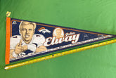 NFL Denver Broncos Vintage Collector Pennant John Elway #7 QB Club