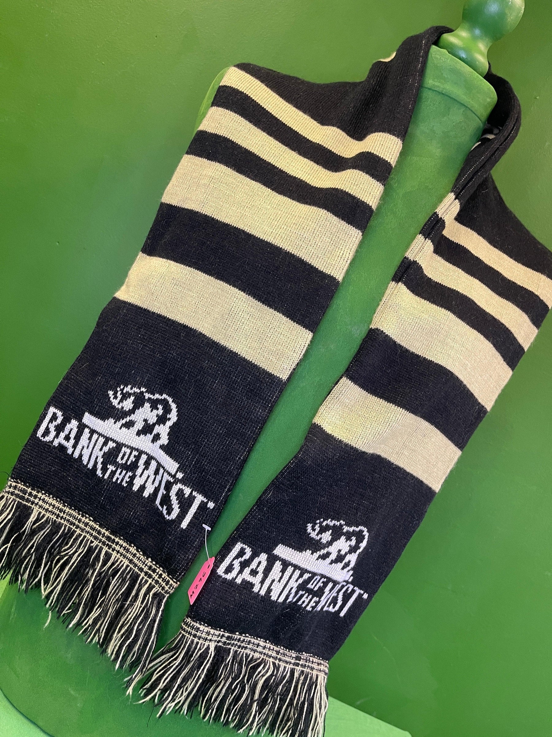 NCAA Colorado Buffaloes Bank of the West Striped Reversible Fringed Winter Scarf