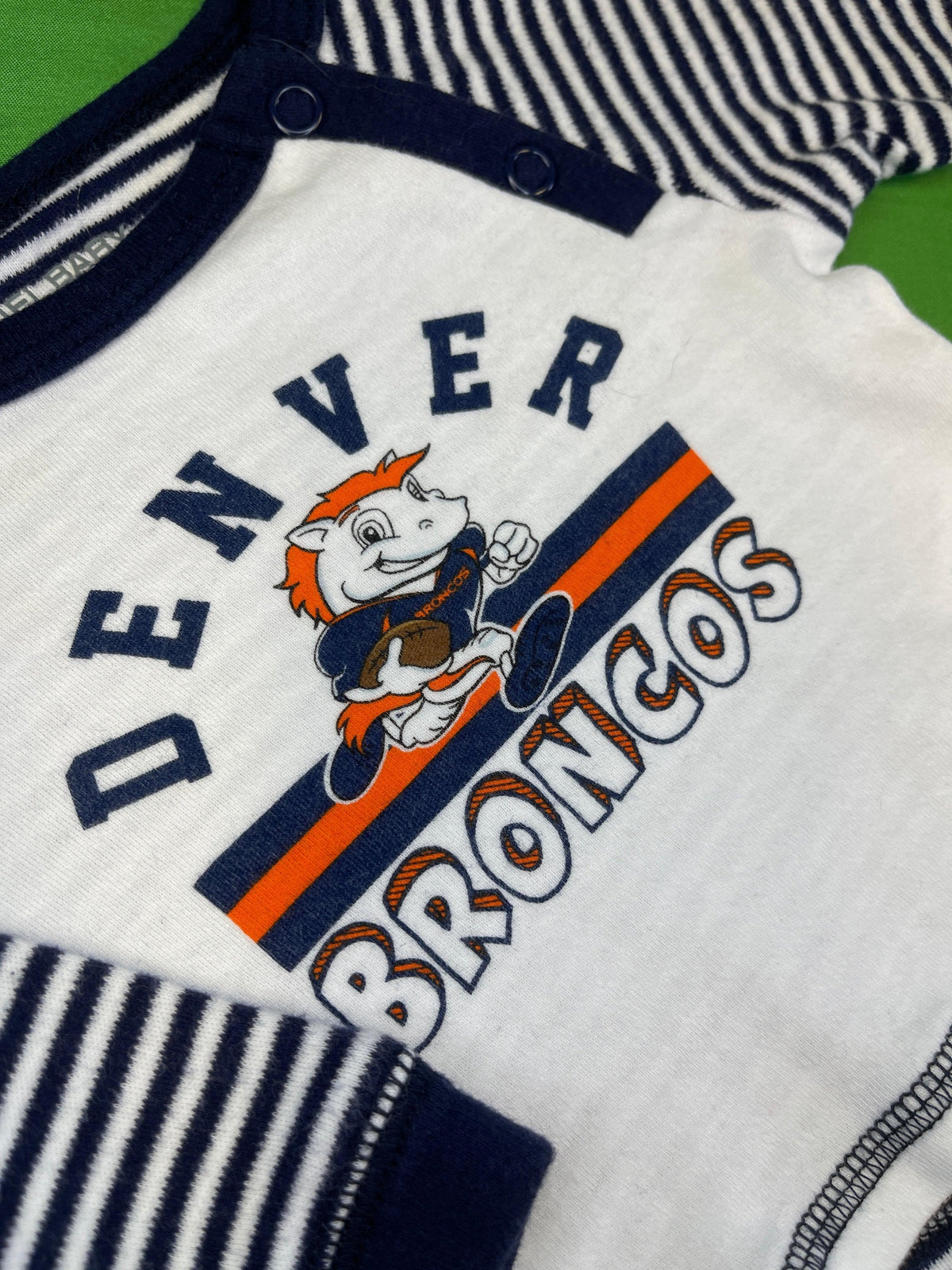 NFL Denver Broncos Striped Long Sleeve T-Shirt 3 months