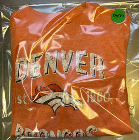 NFL Denver Broncos Pastel Orange Long Sleeve T-shirt Toddler 5T