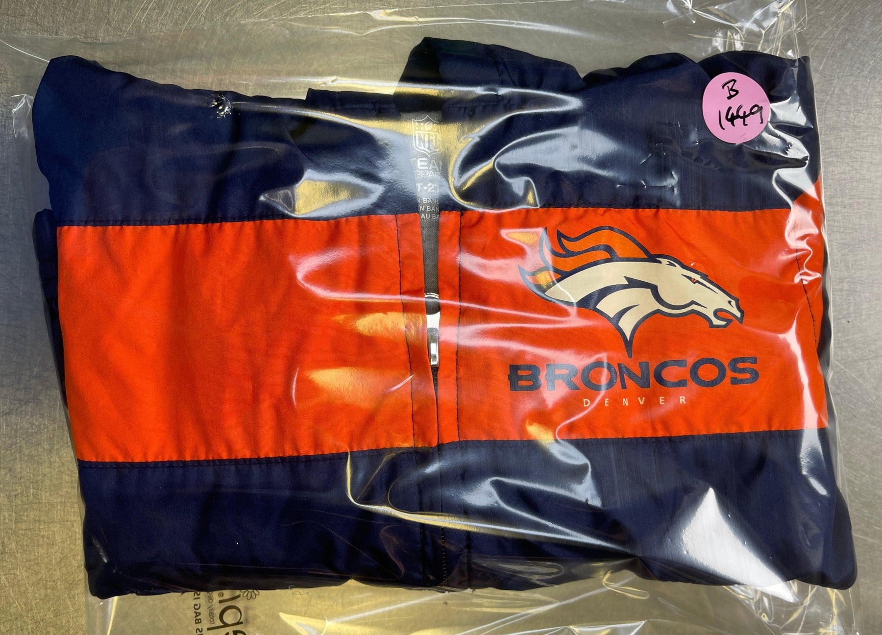 NFL Denver Broncos Windbreaker Hooded Jacket Toddler 2T