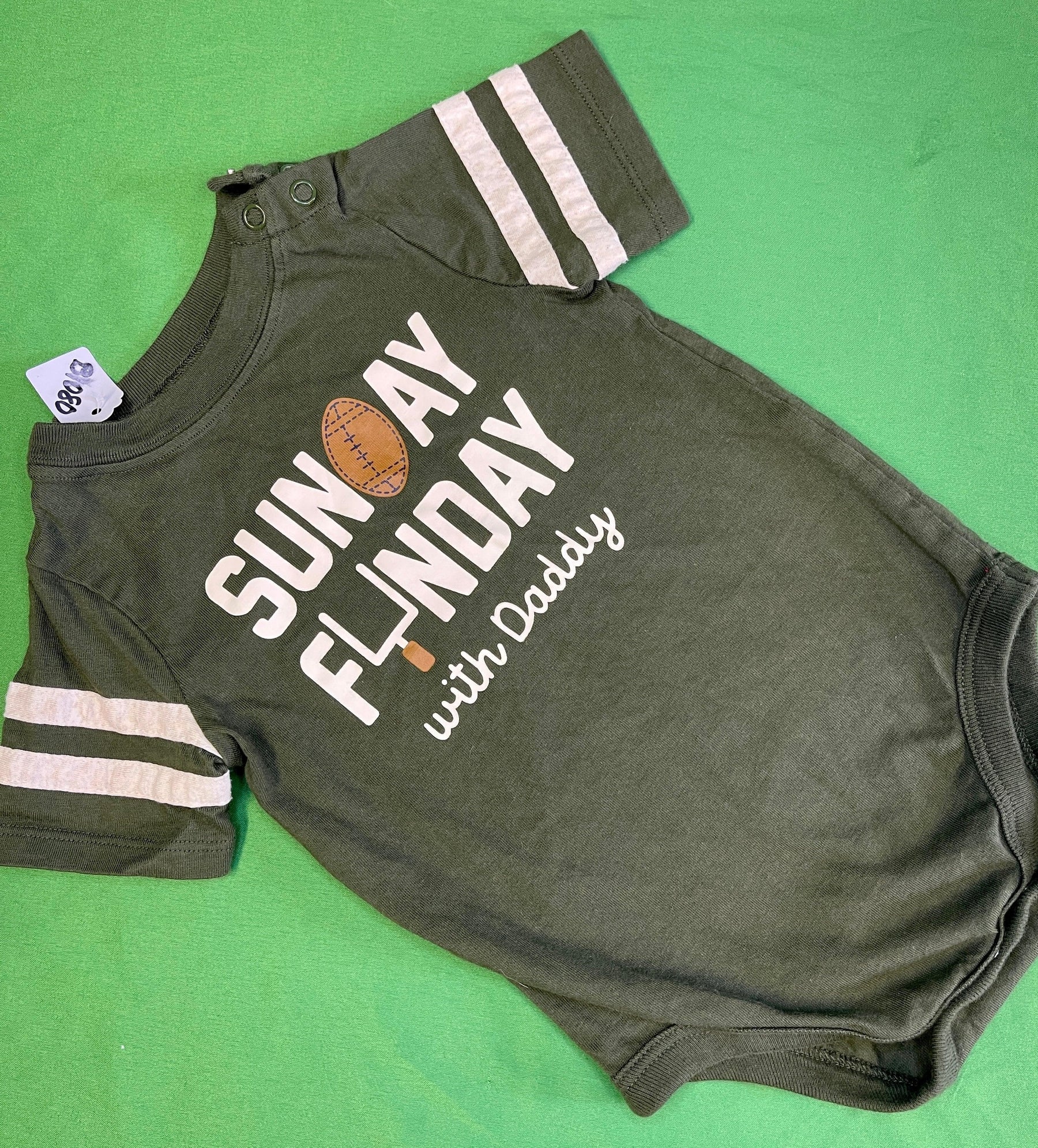 American Football "Sunday Fun Day with Daddy" Bodysuit/Vest 12 Months