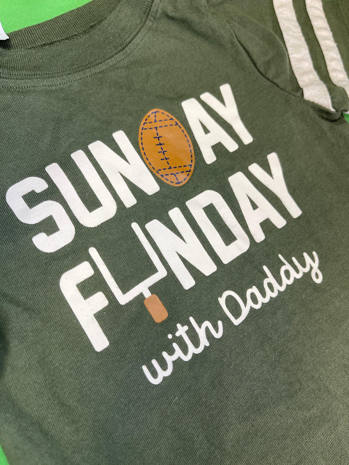 American Football "Sunday Funday with Daddy" Bodysuit/Vest 12 Months