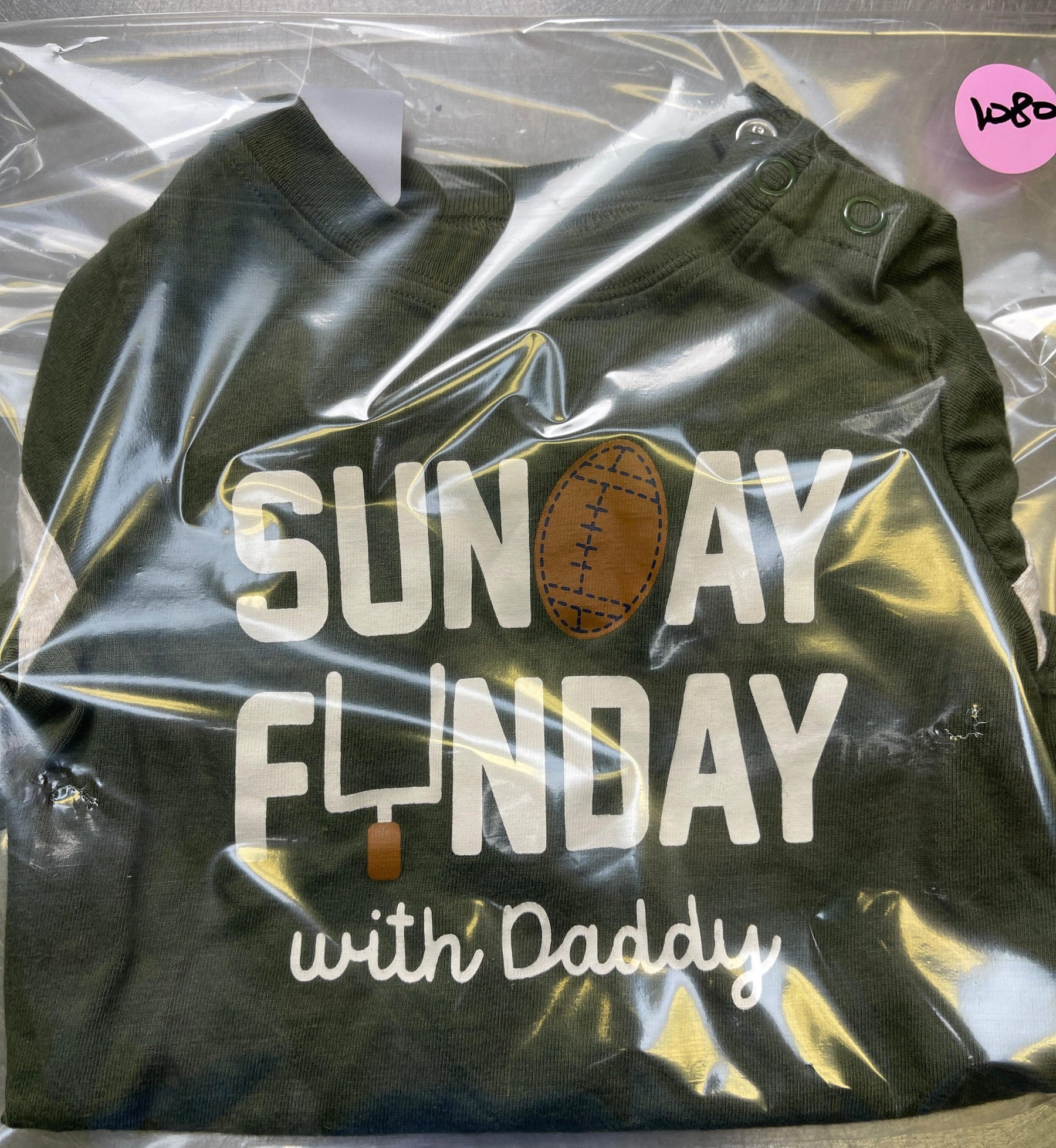 American Football "Sunday Funday with Daddy" Bodysuit/Vest 12 Months