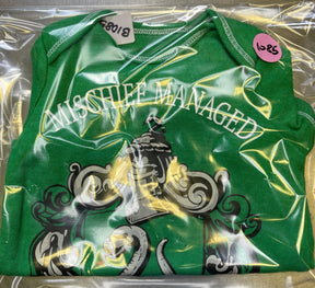 Harry Potter Slytherin Mischief Managed Bodysuit 6-9 months