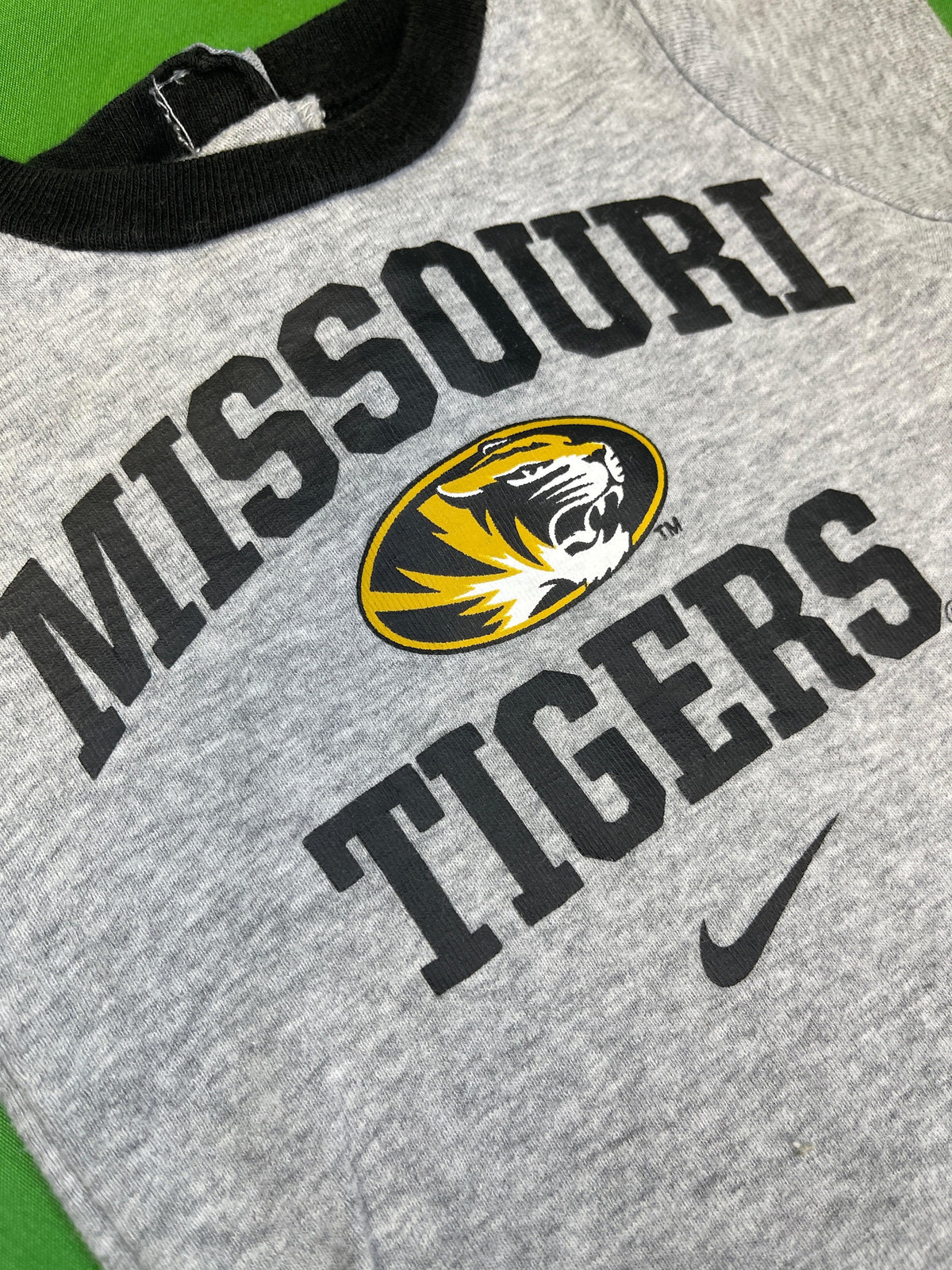 NCAA Missouri Tigers Grey Bodysuit 3-6 months