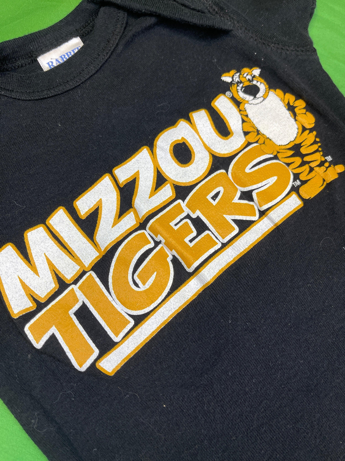 NCAA Missouri Tigers Black Bodysuit 6 months