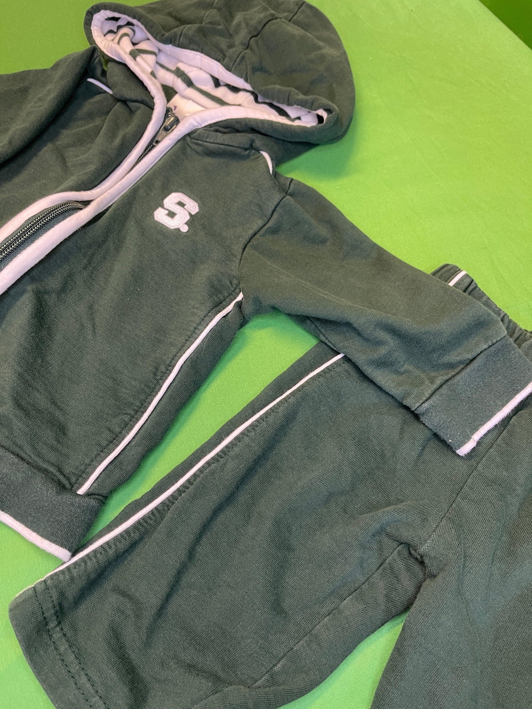 NCAA Michigan State Spartans 2-pc Track Suit Toddler 24 Months