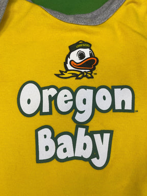 NCAA Oregon Ducks Yellow Bodysuit 3-6 months