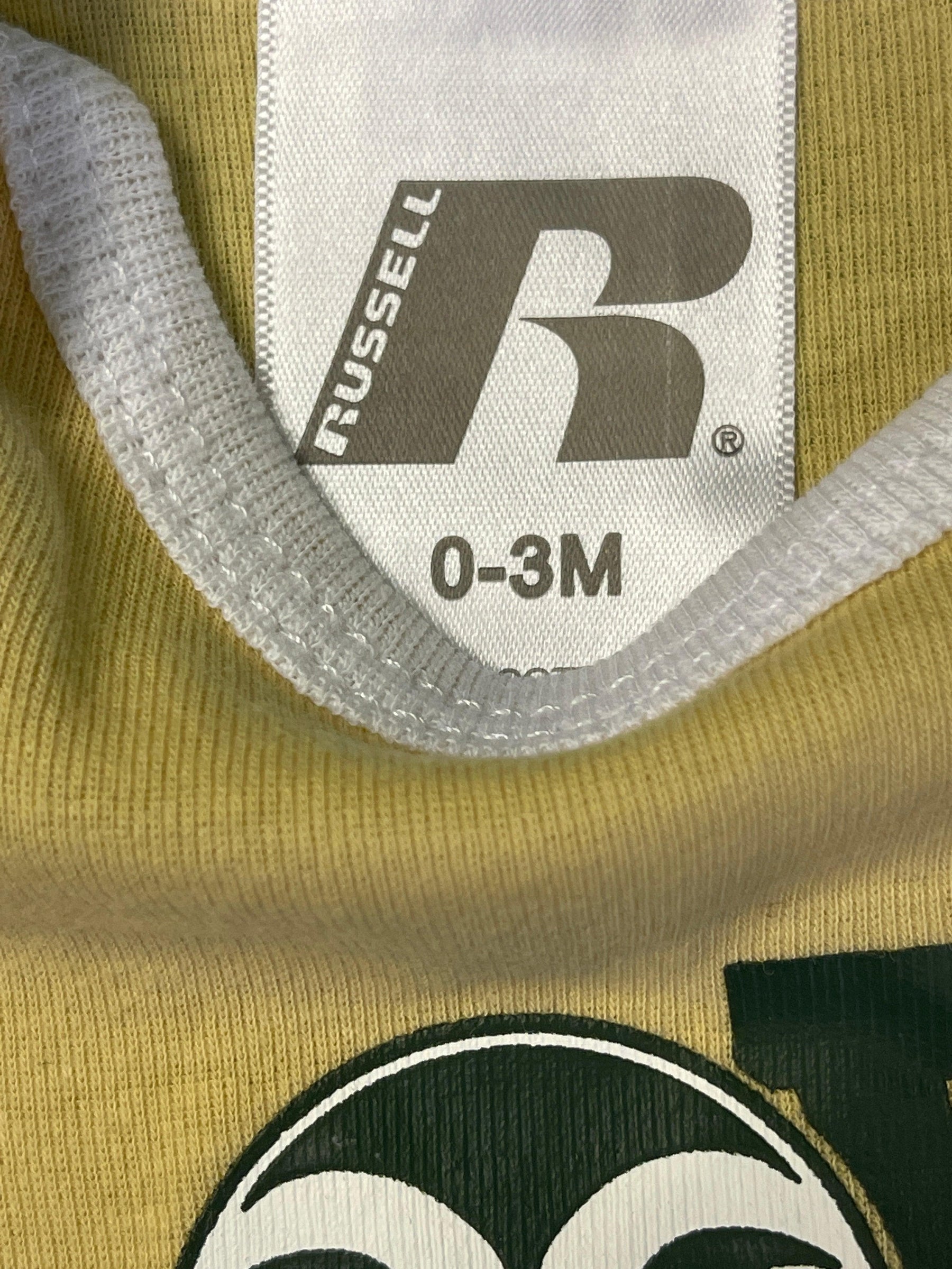 NCAA Colorado State Rams Yellow Cream Bodysuit 0-3 months