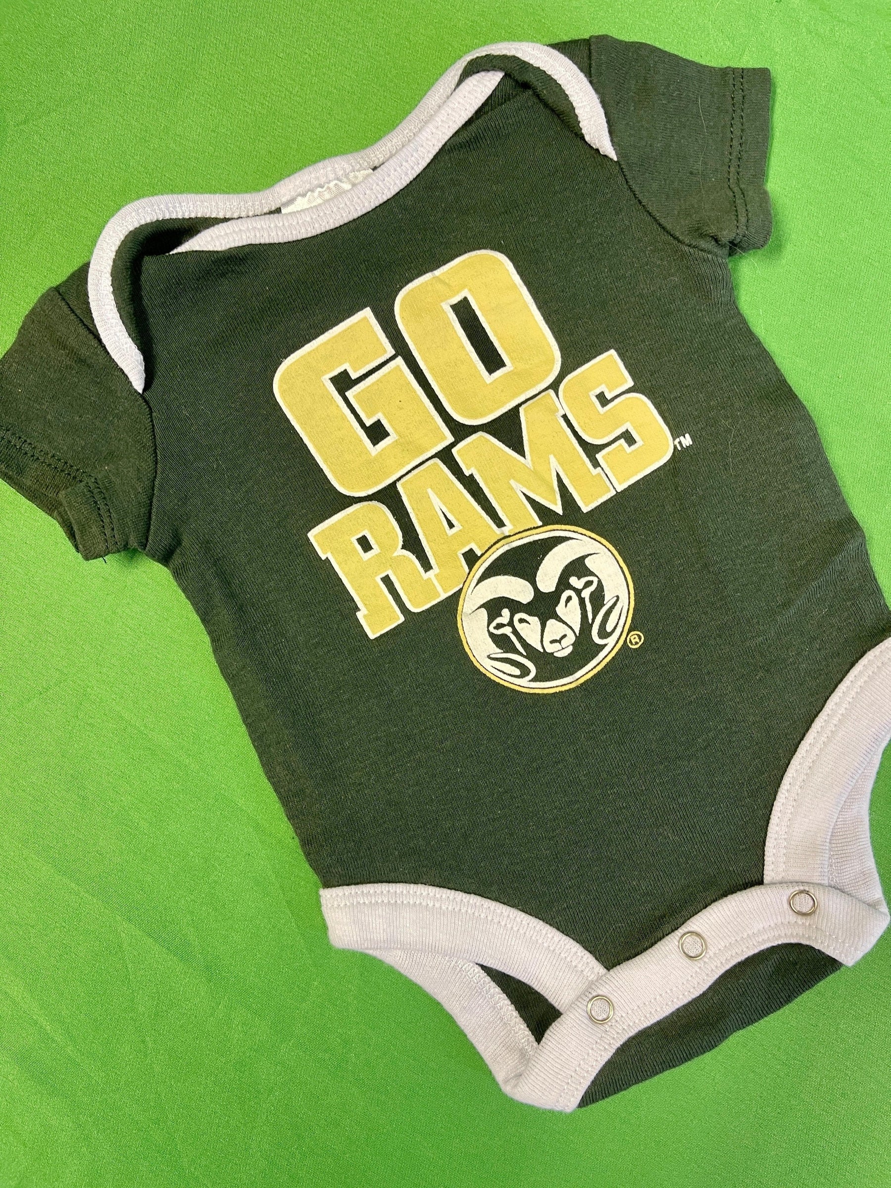 NCAA Colorado State Rams Dark Green Bodysuit 0-3 months