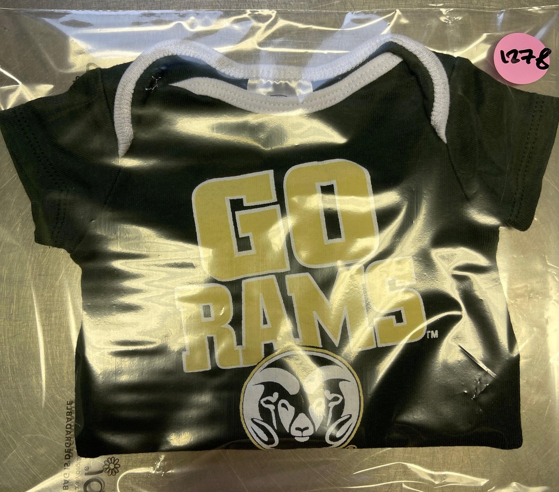 NCAA Colorado State Rams Dark Green Bodysuit 0-3 months