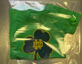 NCAA Notre Dame Fighting Irish Green Bodysuit 6 months