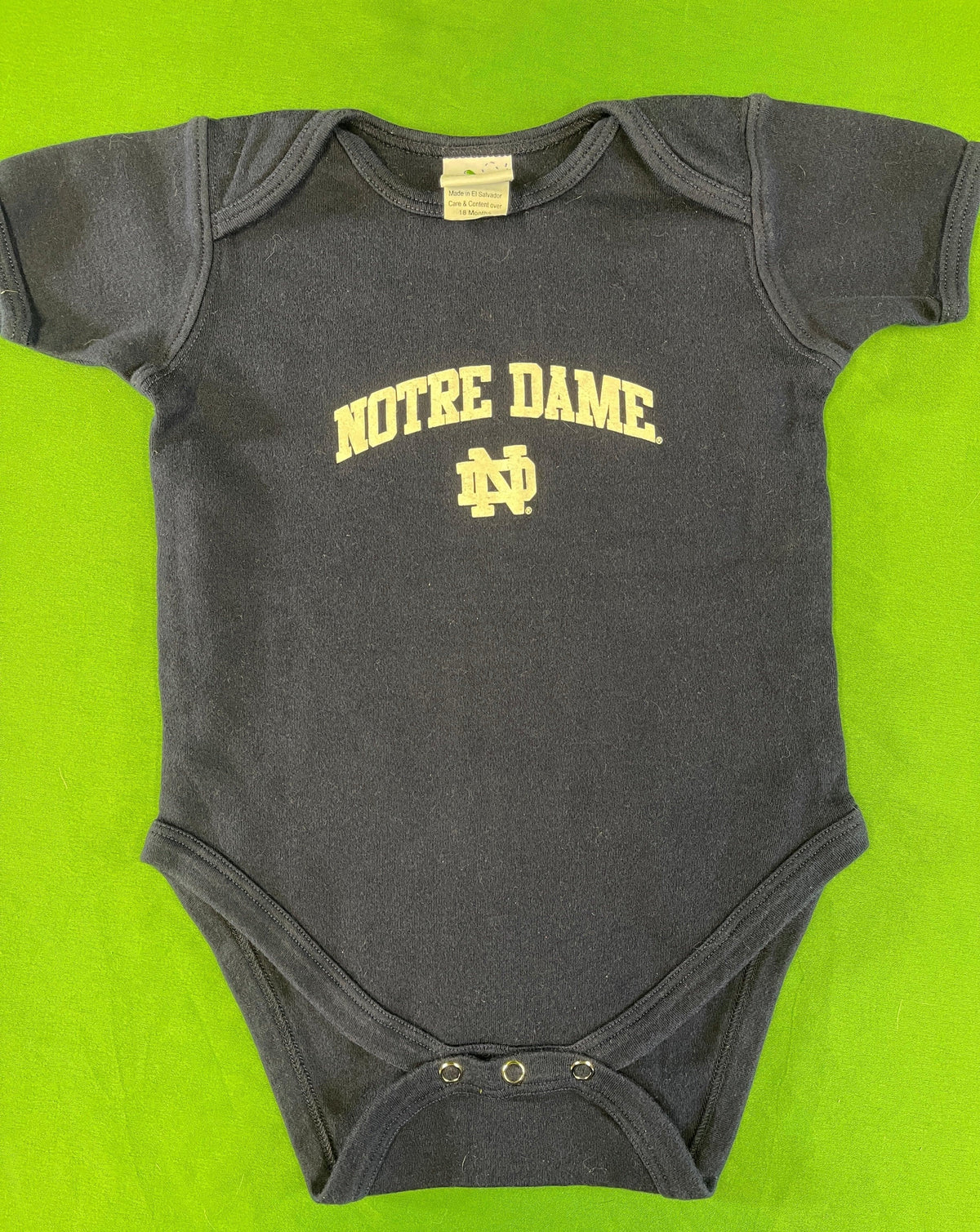 NCAA Notre Dame Fighting Irish Navy Bodysuit 18 months